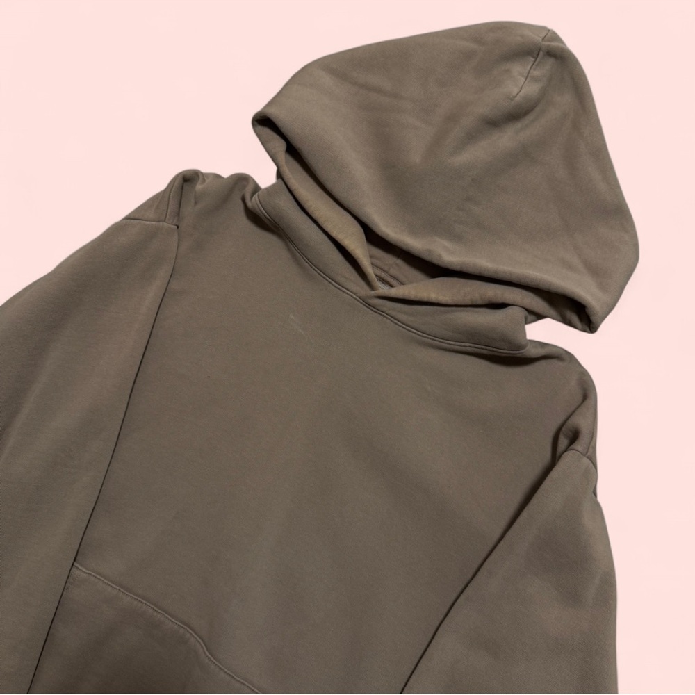 Aritzia CozyFleece Perfect Hoodie Nomad Taupe